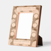 Niedliches festes Kind Individuelle Name Geburtsta Geätzte Rahmen (Links)