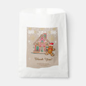 Niedliches festes Lebkuchen Babydusche Geschenktütchen (Vorderseite)