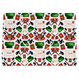 Niedliches festes Red Kasky Weihnachtsfest Große Geschenktüte