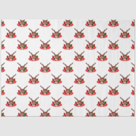 Niedliches festes Red Kasky Weihnachtsfest Seidenpapier