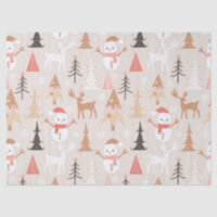 Niedliches festes Rosa Weihnachtsbaum Snowman Rent