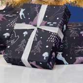 Niedliches Festfest Weihnachten Geschenkpapier