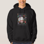 Niedliches festliches Schneemannskommletchen Hoodie (Vorderseite)