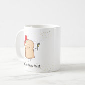 Niedliches Feststück Weihnachten Kaffeetasse (Vorderseite Links)