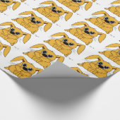 Niedliches Fett-Bunny Wrapping Paper Geschenkpapier (Ecke)