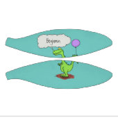 Niedliches Feuer atmet grün lustiger Drache Cartoo Mini Basketball (Panele)