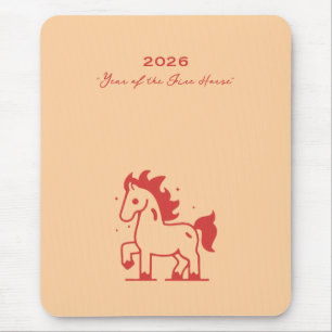 Niedliches Feuerpferd Mousepad