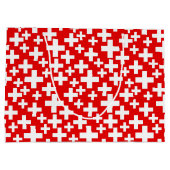 Niedliches Feuerwehrfahrzeug-Nachricht Beruf-Party Große Geschenktüte (Rückseite)