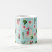 Niedliches Fiesta Llama & Cactus Pattern Kaffeetasse (Mittel)