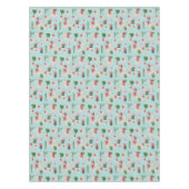 Niedliches Fiesta Llama & Cactus Pattern Tischdecke (Vorderseite)