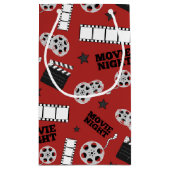 Niedliches Filmabendbild mit gefliestem Party Kleine Geschenktüte