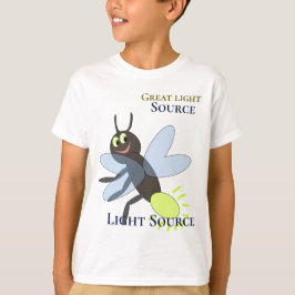 Niedliches Firefly Big Eyes Blue Flügel Gelbes Lic T-Shirt