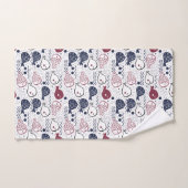 Niedliches Fisch Muster Handtuchhandtuch Set (Handtuch)