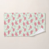 Niedliches Flamingo Pattern Handtuch Set (Handtuch)