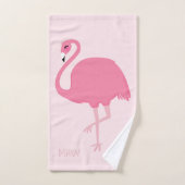 Niedliches Flamingos-Set Badhandtuch Set (Handtuch)