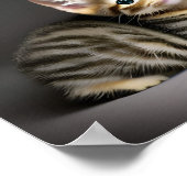 Niedliches Flauschenbaby Poster (Ecke)