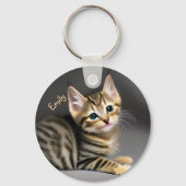 Niedliches Flauschenbaby Schlüsselanhänger (Vorderseite)