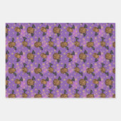 Niedliches Fledermauspapier Geschenkpapier Set (Vorderseite)