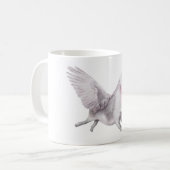 Niedliches Fliegen-Schwein-kreative Kaffeetasse (Vorderseite Links)