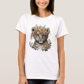 Niedliches Flora Baby Tiger T-Shirt (Vorderseite)