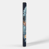 Niedliches, florales Katzenplash Case-Mate iPhone Hülle (Rückseite / Rechts)