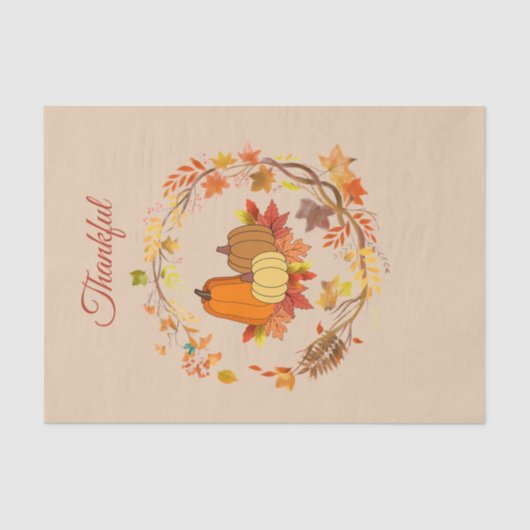 Niedliches, florales Tissue Paper Seidenpapier (Vorderseite)