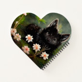 Niedliches florales Wildtierheft Notizblock (Rückseite)