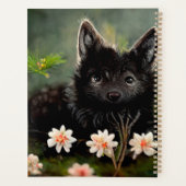 Niedliches florales Wildtierheft Planer (Rückseite)