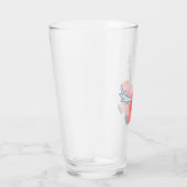 Niedliches Flügelfleisch Cartoon Pig Glas (Rechts)