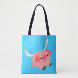 Niedliches Flügelfleisch Cartoon Pig Tasche