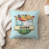 Niedliches Flugzeug-Abzeichen Kissen (Decke)