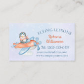 Niedliches Flugzeug Visitenkarte (Vorderseite)