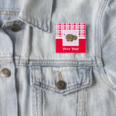 Niedliches Flusspferd Button (Beispiel)