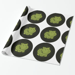 Niedliches Flusspferd Geschenkpapier