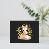 Niedliches Fohntier Postkarte (Stehend Vorderseite)