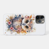Niedliches Forest Baby Owl mit Blume für Kinderzim Case-Mate iPhone Hülle (Rückseite (Horizontal))