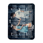 Niedliches Foto 2024 Magnetkalender 3x4 Magnet (Vertikal)