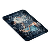Niedliches Foto 2025 Magnetkalender 3x4 Magnet (Rechte Seite)