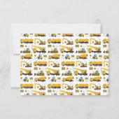 Niedliches Foto Bau Geburtstag Vielen Dank Dankeskarte (Rückseite)