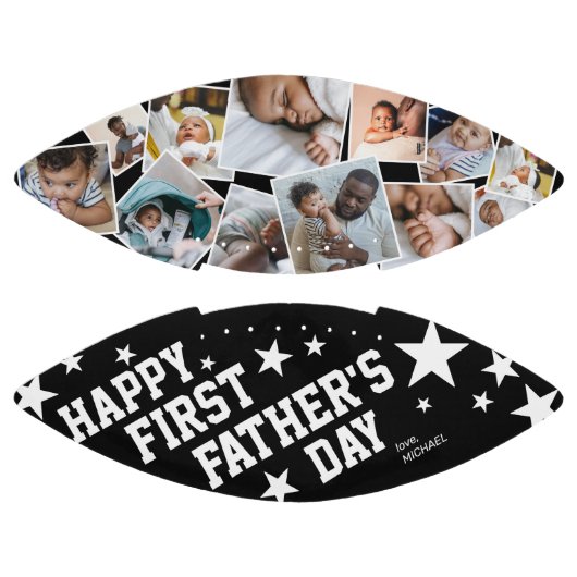 Niedliches Foto-Collage des ersten Vaters Football (Paneele)