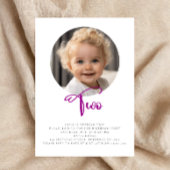 Niedliches Foto Einladung