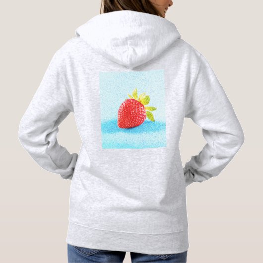 niedliches Foto "Erdbeeren Früchte". Jetzt kaufen Hoodie (Rückseite)