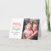 Niedliches Foto Farbenfroh Moderne Weihnachten (Vorderseite)