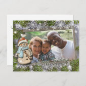 Niedliches Foto Feiertagskarte (Vorne/Hinten)