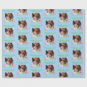 Niedliches Foto Frühlingsstipps, Muttertag wünscht Geschenkpapier (Flach)