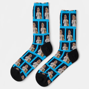 Niedliches Foto für  blaue Kids Socken