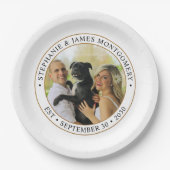 Niedliches Foto für Haustiere Pappteller (Vorderseite)