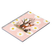 Niedliches Foto für Hirsch und Igel Notizblock (Linke Seite)