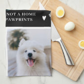 Niedliches Foto für moderne Paw-Drucke für Persona Geschirrtuch (Viertel Falte)