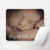 niedliches Foto für Neugeborene Mousepad (Mit Mouse)